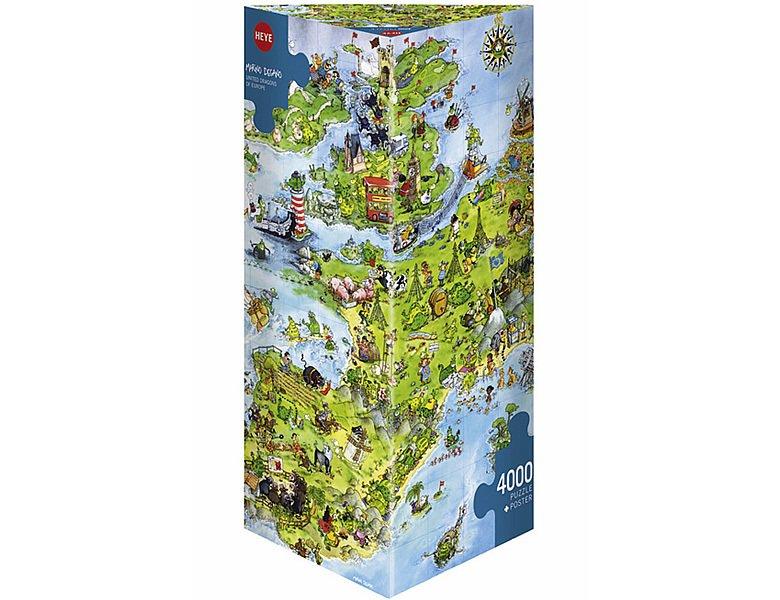 Image of Puzzle United Dragons of Europe (4000Teile)