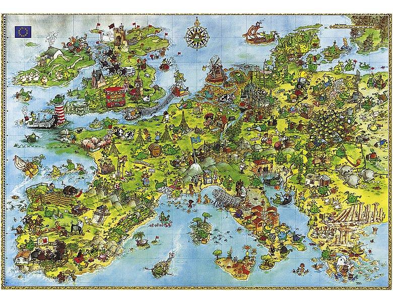 Heye  Puzzle United Dragons of Europe (4000Teile) 