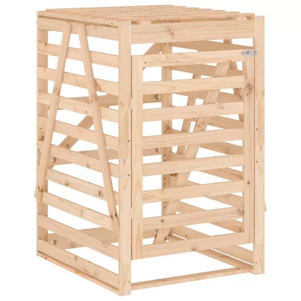 vidaXL Containerberging 84x90x128,5 cm massief grenenhout825100