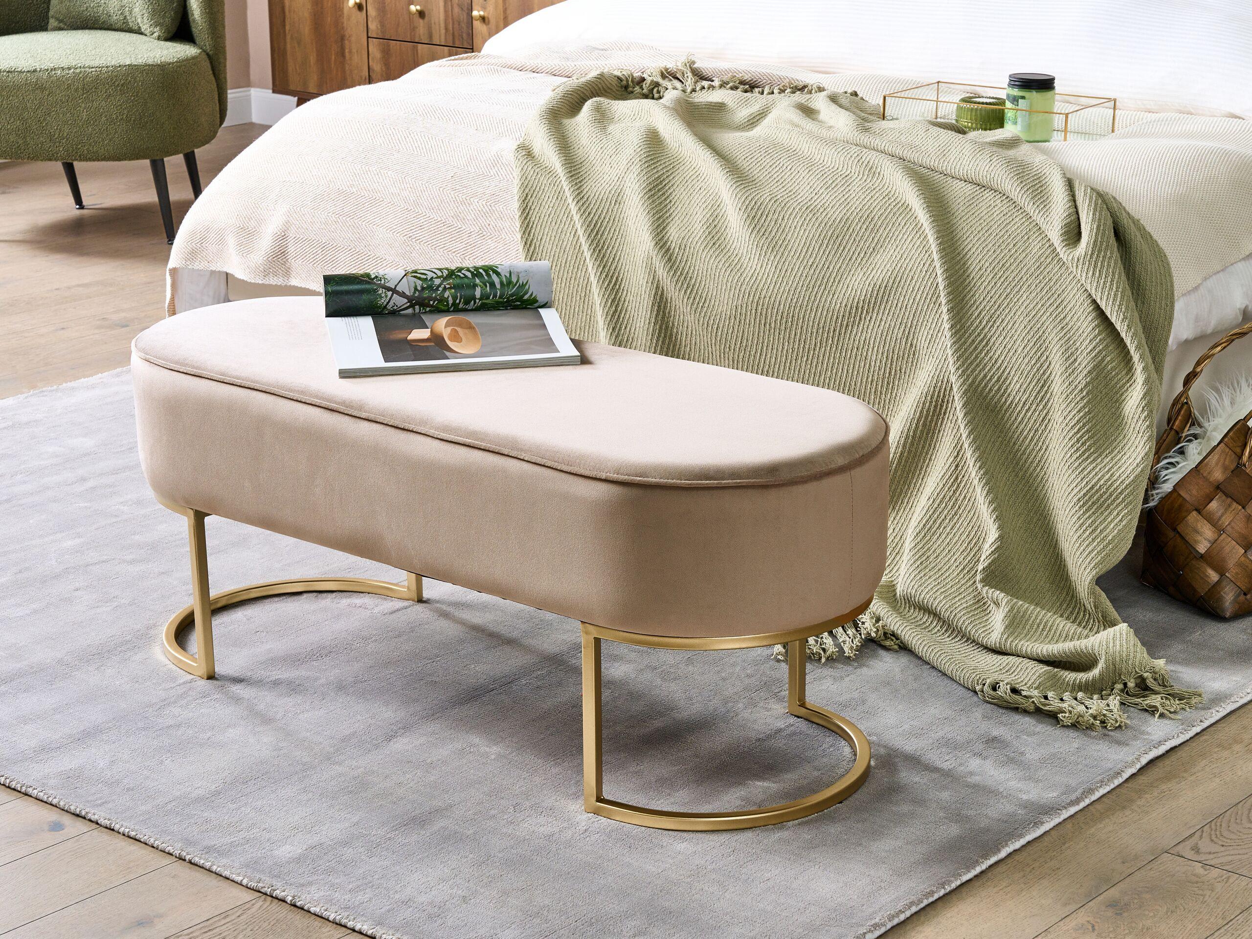 Beliani Banc en Polyester Glamour MILRY  