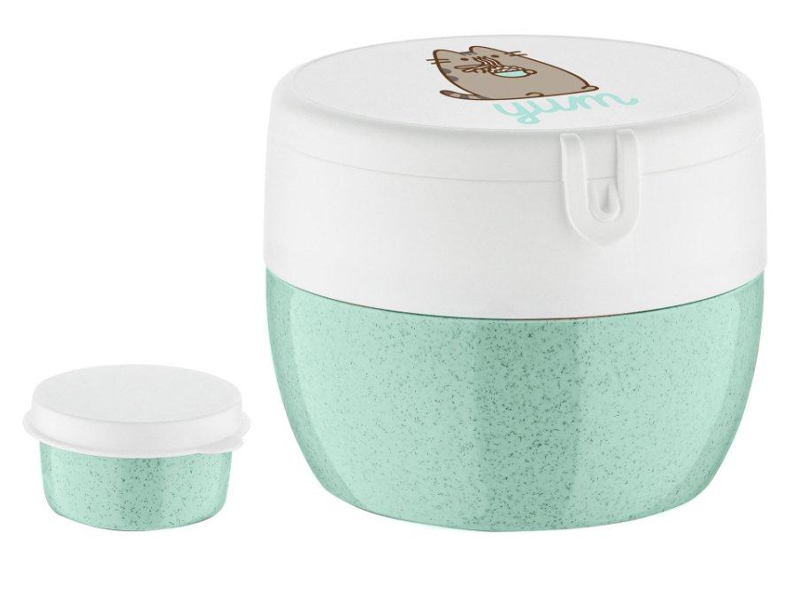 Image of Koziol Pusheen Brotdosenset 0,45 L Mintfarbe, Weiß 3 Stück(e) Unisex Mint