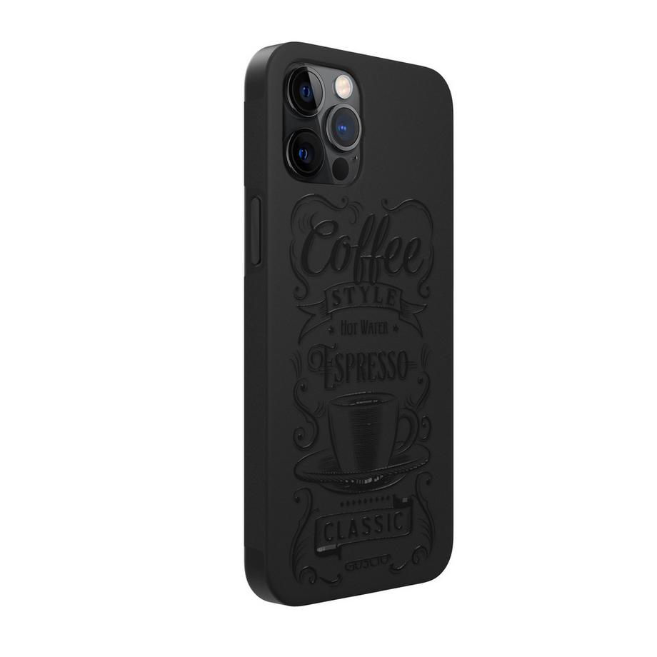 GUSCIO  iPhone 12 mini - GUSCIO Skin Feeling Cover Coffee 