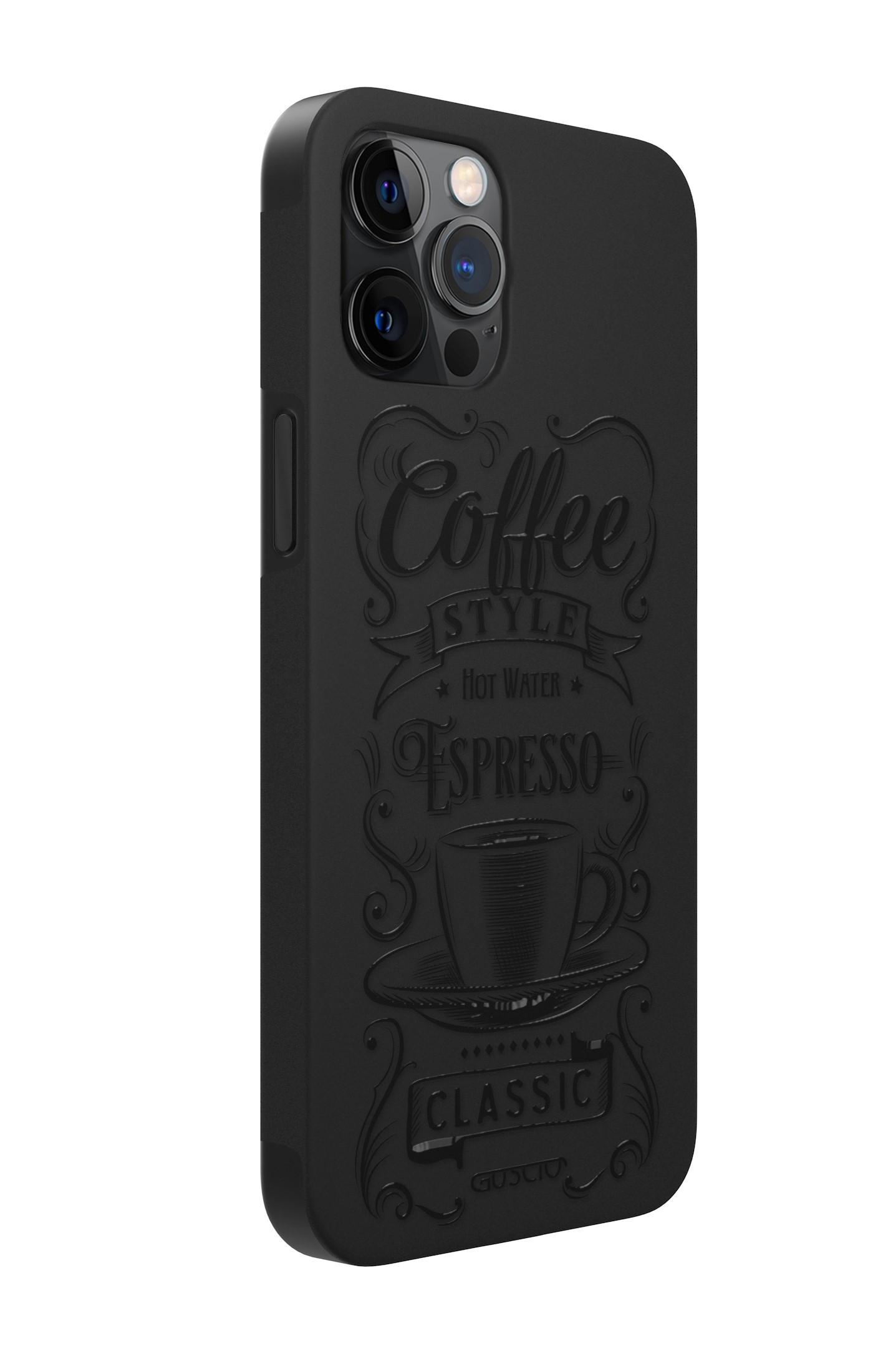 GUSCIO  iPhone 12 mini - GUSCIO Skin Feeling Cover Coffee 