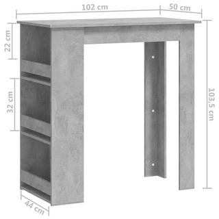 VidaXL Stehtisch holzwerkstoff  