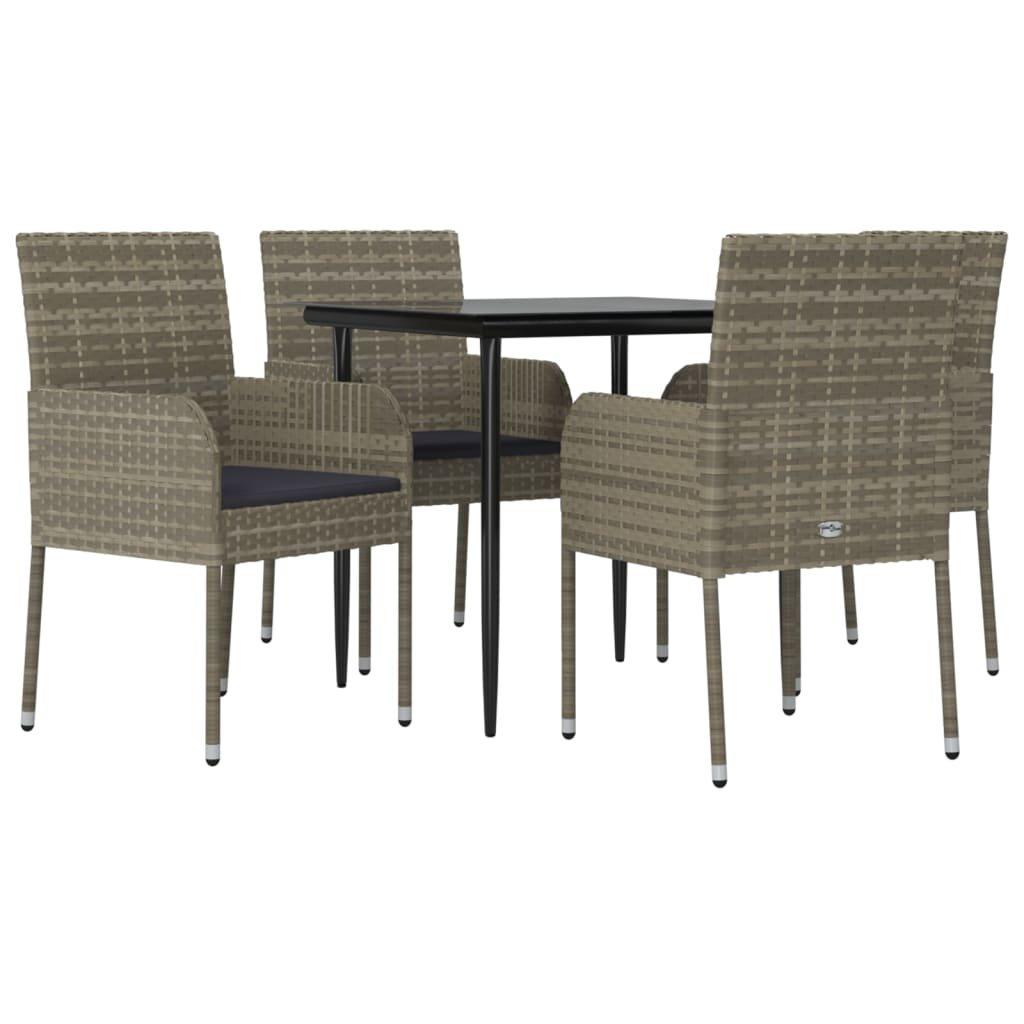 VidaXL Garten essgruppe poly-rattan  