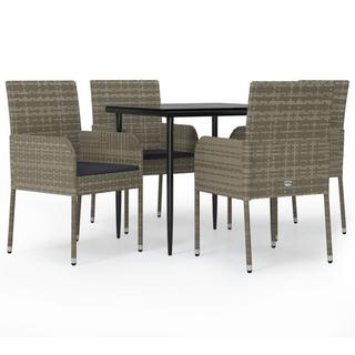 VidaXL Garten essgruppe poly-rattan  