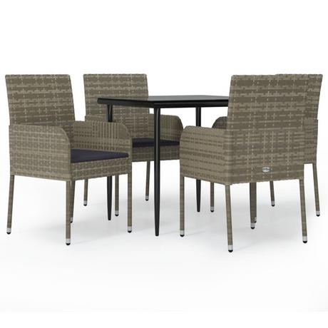 VidaXL Garten essgruppe poly-rattan  