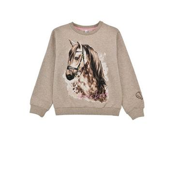 Mädchen Pullover Pferd