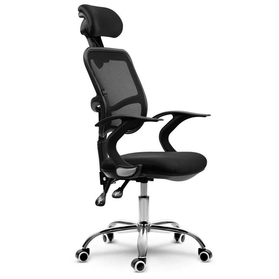 B2X  Chaise de Bureau Ergonomique avec Micro Mesh - Sofotel Ryga Noir 
