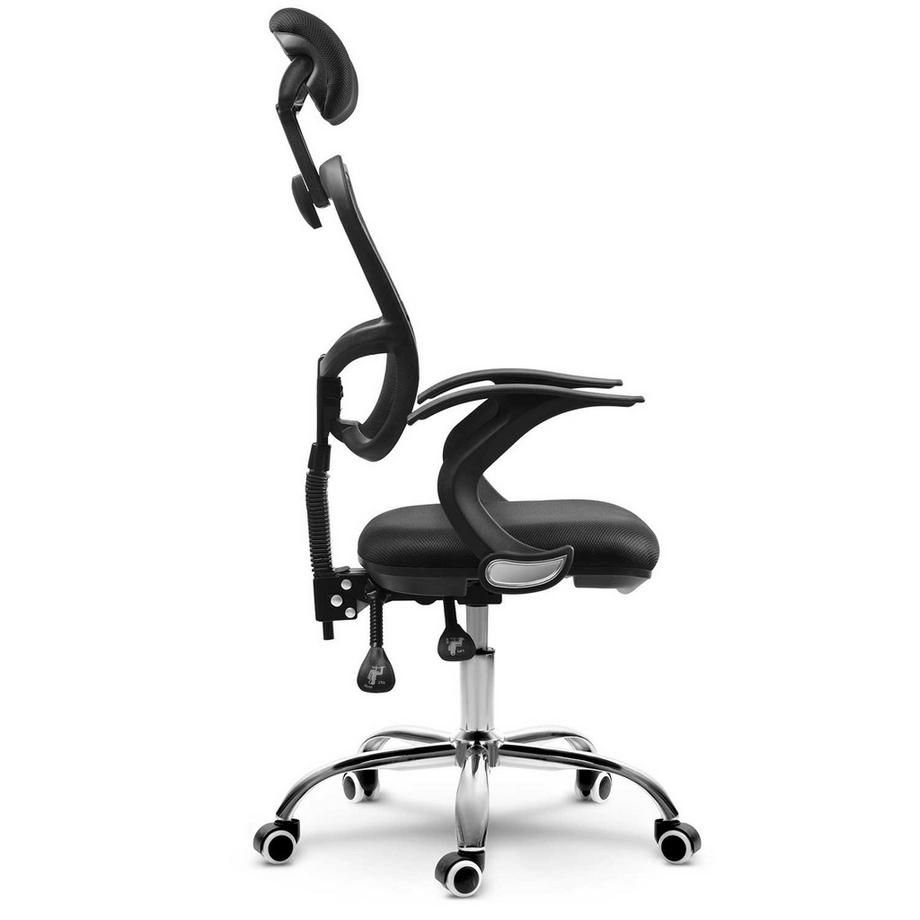 B2X  Chaise de Bureau Ergonomique avec Micro Mesh - Sofotel Ryga Noir 