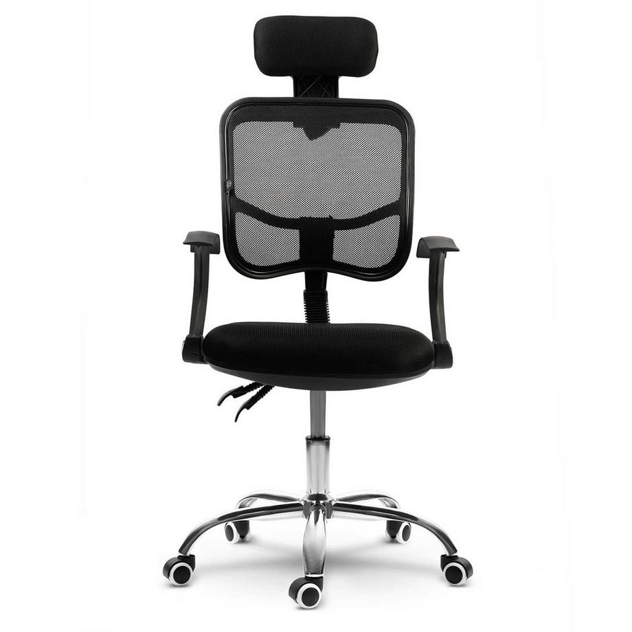 B2X  Chaise de Bureau Ergonomique avec Micro Mesh - Sofotel Ryga Noir 