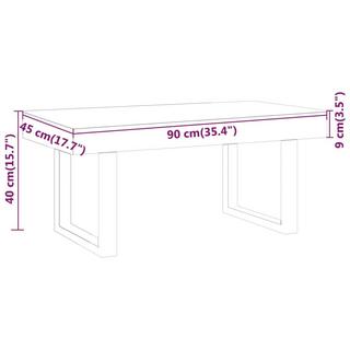 VidaXL tavolino da salotto MDF  