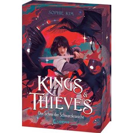 Kings & Thieves (Band 2) - Der Schrei der Schwarzkraniche Kim, Sophie; Loewe Jugendbücher (Hrsg.); Brauner, Anne (Übersetzung); Klein, Susanne (Übersetzung) Gebundene Ausgabe 