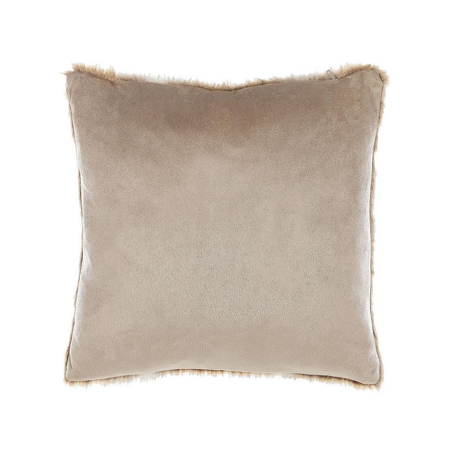 Beliani Dekokissen 2er Set aus Webpelz Modern HORDEUM  