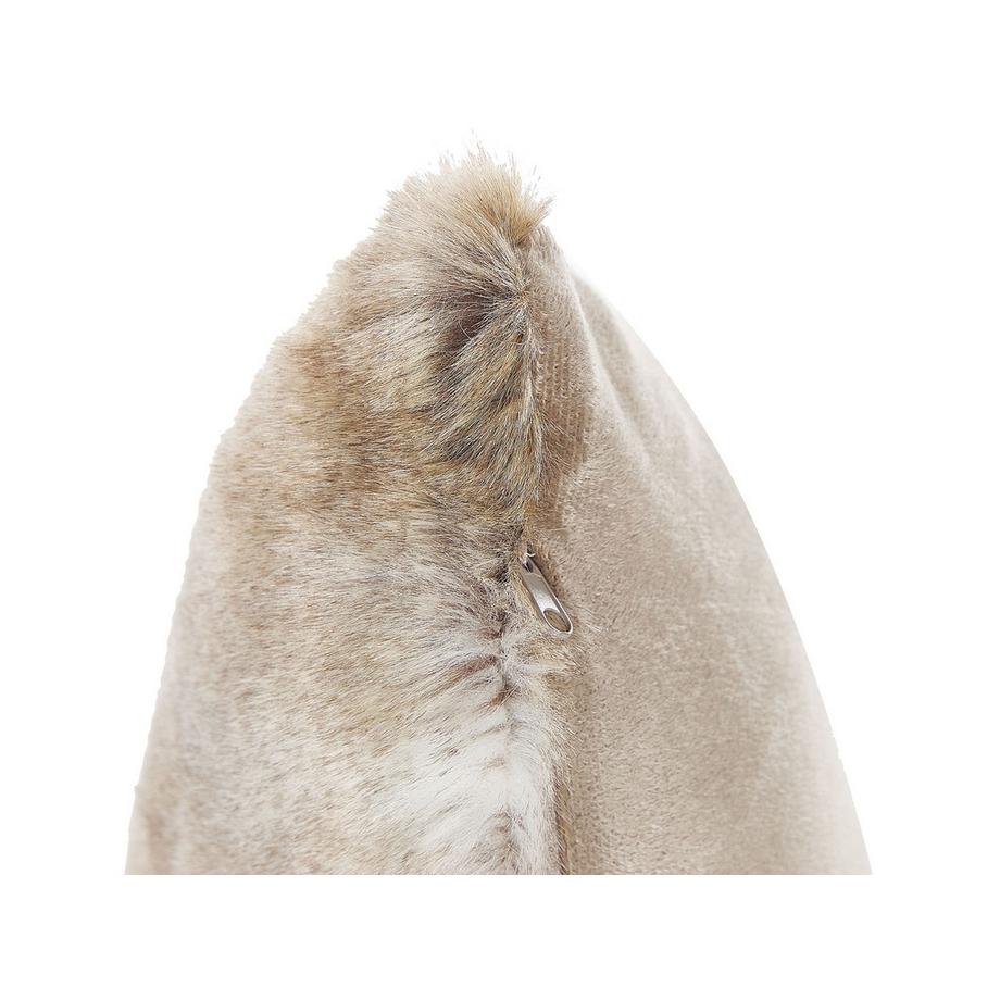 Beliani Dekokissen 2er Set aus Webpelz Modern HORDEUM  