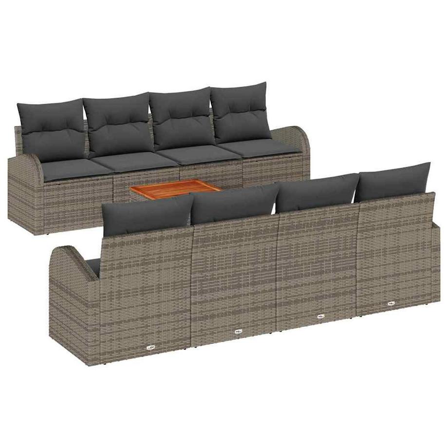 Canapé de jardin poly rattan