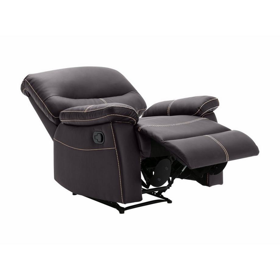Vente-unique Relaxsessel - Kunstleder - Braun - CANBY  