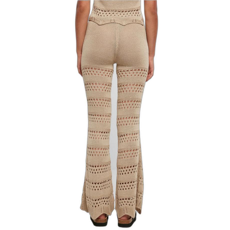 URBAN CLASSICS Legging Évasé Tricot Crochet  