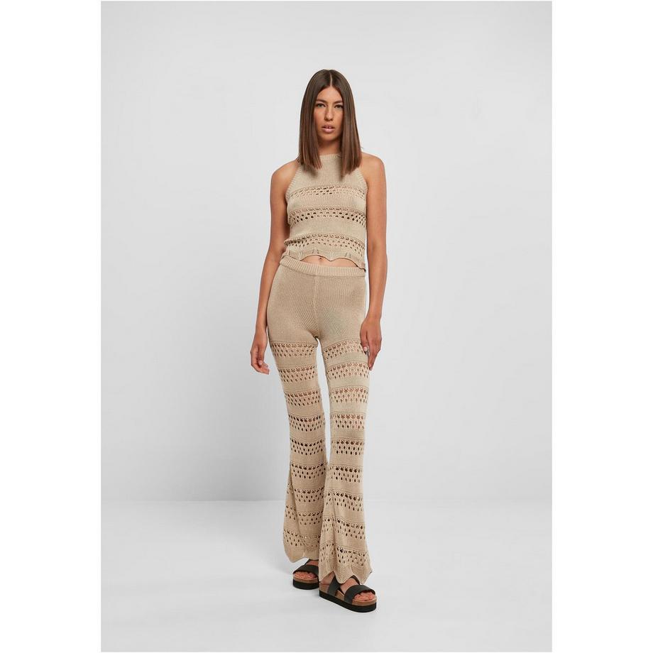 URBAN CLASSICS Legging Évasé Tricot Crochet  