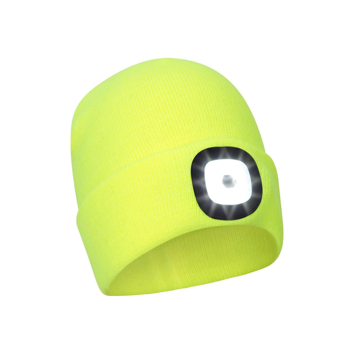 Image of Highlands Beanie Mit Lampe Unisex Limettengrün ONE SIZE