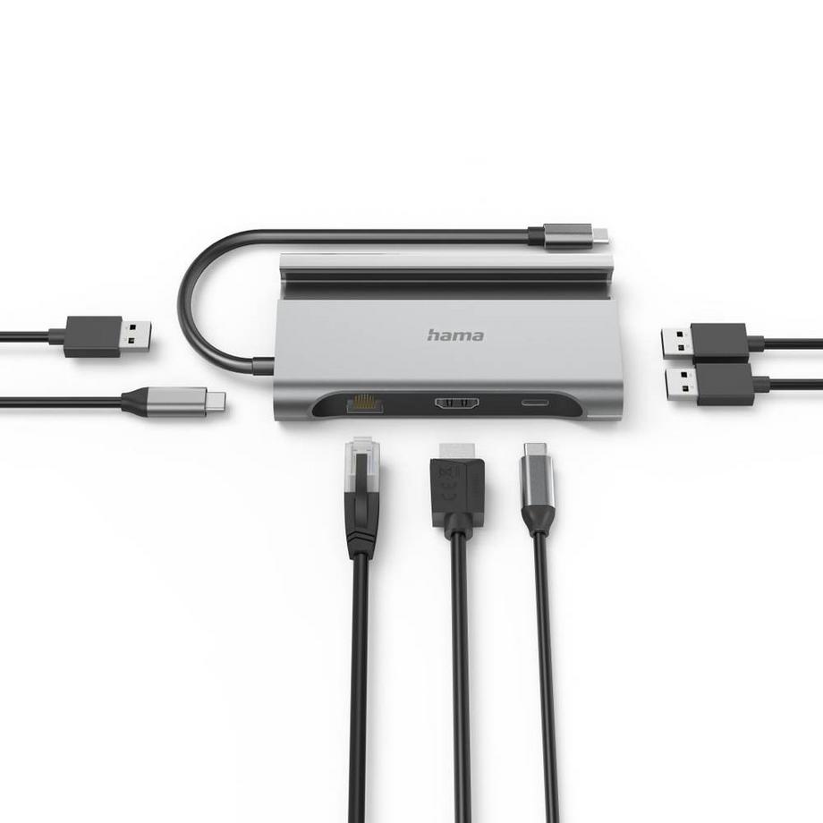 hama  USB-C-Hub, Connect2Mobile, Multiport, 7 Ports 
