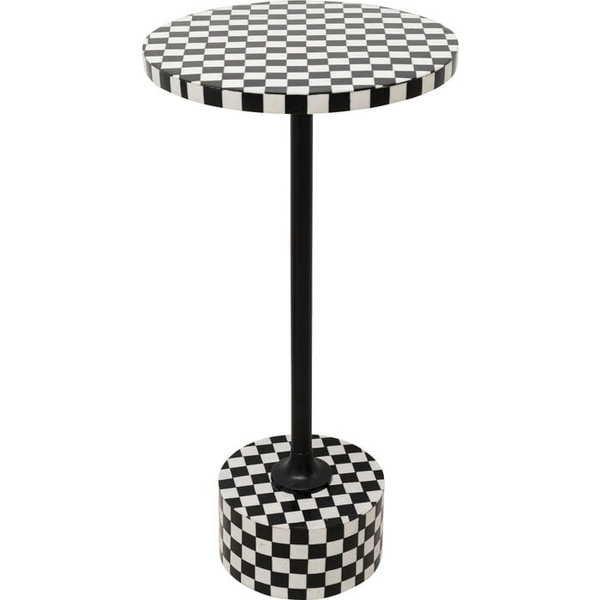 Image of Beistelltisch Domero Chess rund 25cm Beistelltisch Domero Chess rund 25cm