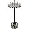 KARE Design Beistelltisch Domero Chess rund 25cm  