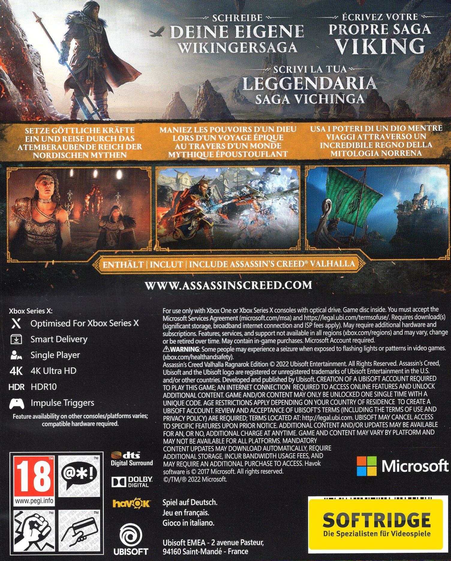 UBISOFT  Assassin's Creed: Valhalla - Ragnarök Edition (Smart Delivery) 