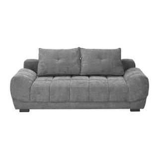 Vente-unique Sofa 3-Sitzer mit Schlaffunktion - Stoff - Grau - FERLI  