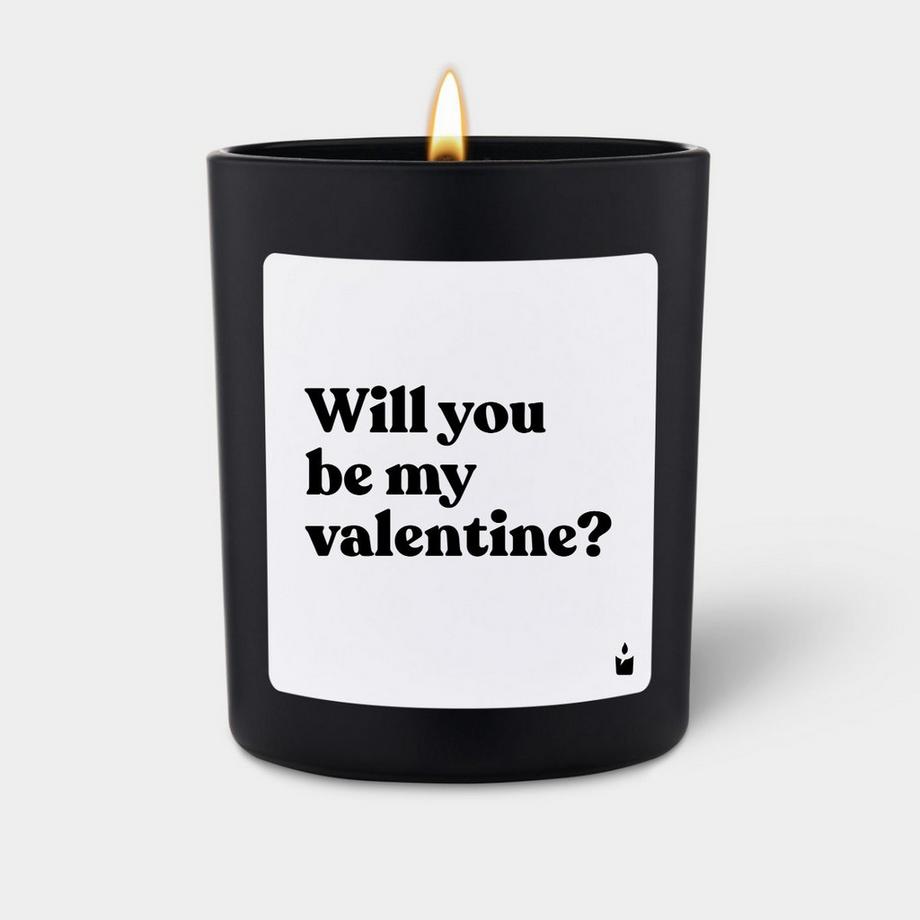 Duftkerze Flowery Will you be my valentine?