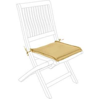 mutoni Coussin de chaise de jardin pour assise carrée moutarde  