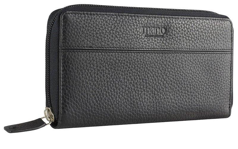 Image of Langbörse Mit Reißverschluss, Herren Schwarz ONE SIZE