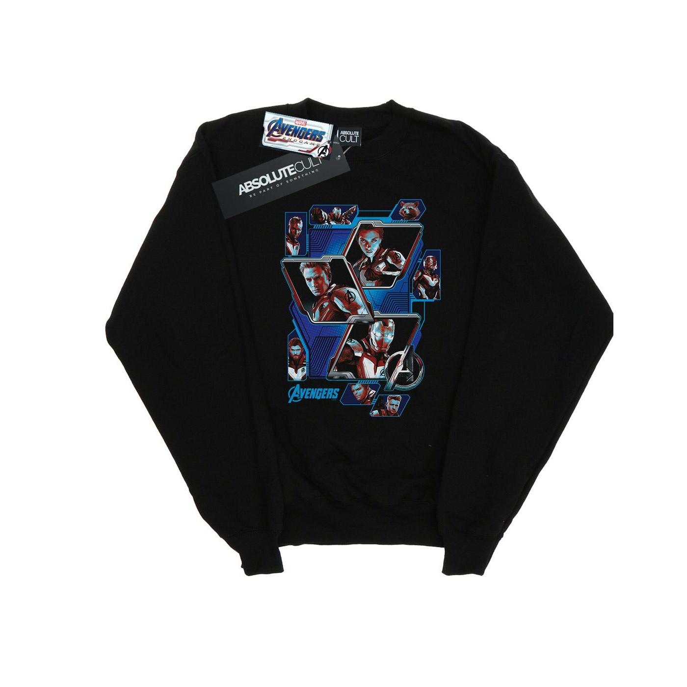 Image of Avengers Endgame Hero Panels Sweatshirt Damen Schwarz L