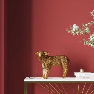 KARE Design Tischleuchte Animal Flower Sheep gold 36  