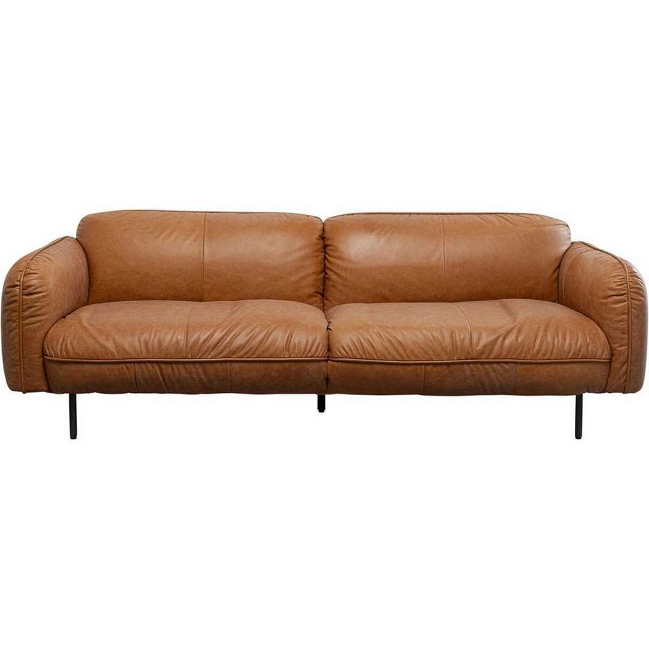 Sofa Calgary Smart Leder hellbraun 228