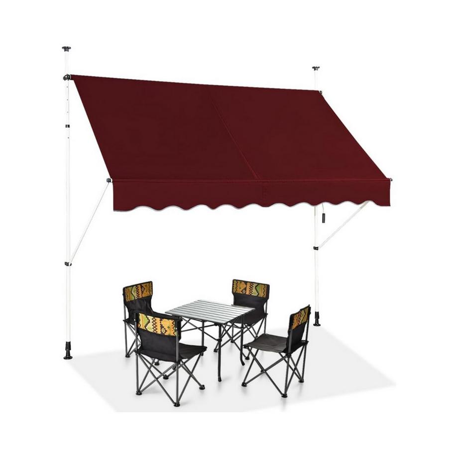 Ausziehbare Balkonmarkise, UV-beständig