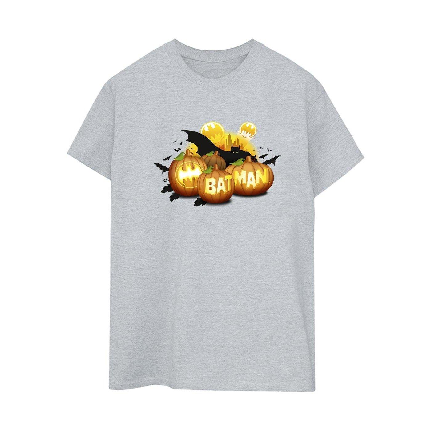 Image of Batman Pumpkins Tshirt Damen Grau 5XL