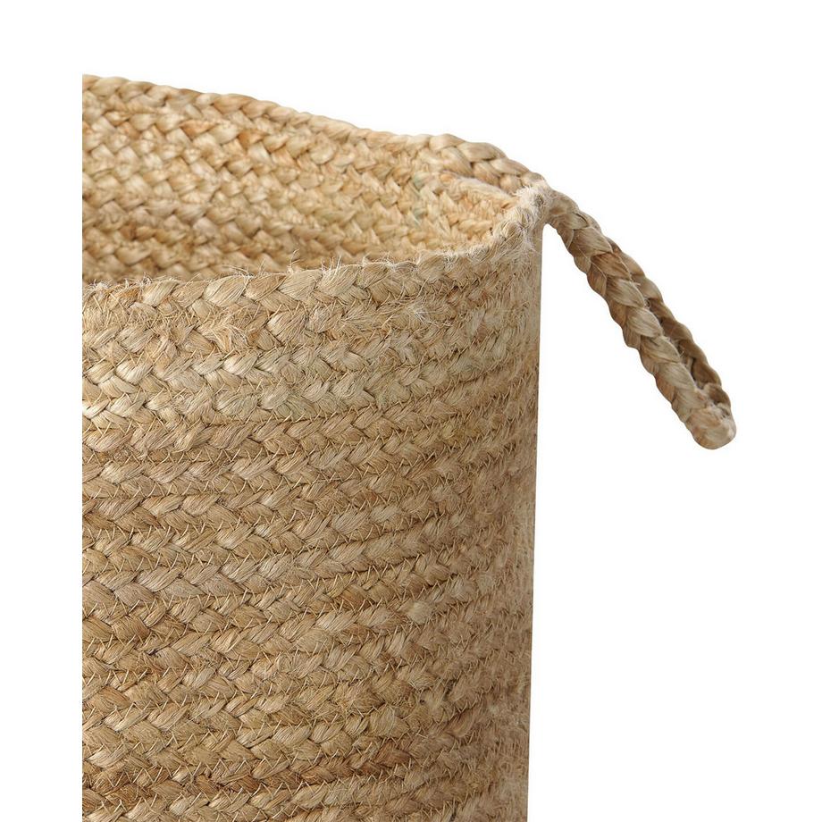 Beliani Aufbewahrungskorb 2er Set aus Jute Boho GAJAR  