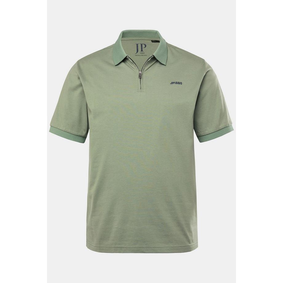 JP1880 Polo a Maniche Corte con Cerniera  