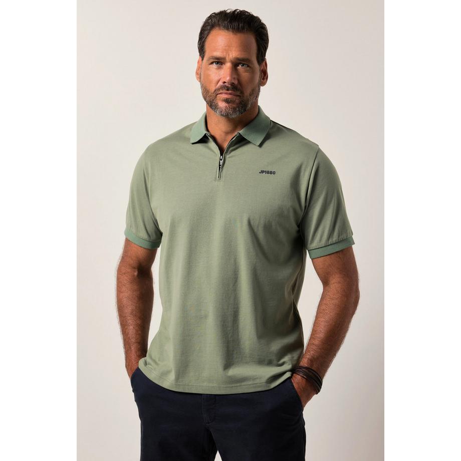 JP1880 Polo a Maniche Corte con Cerniera  