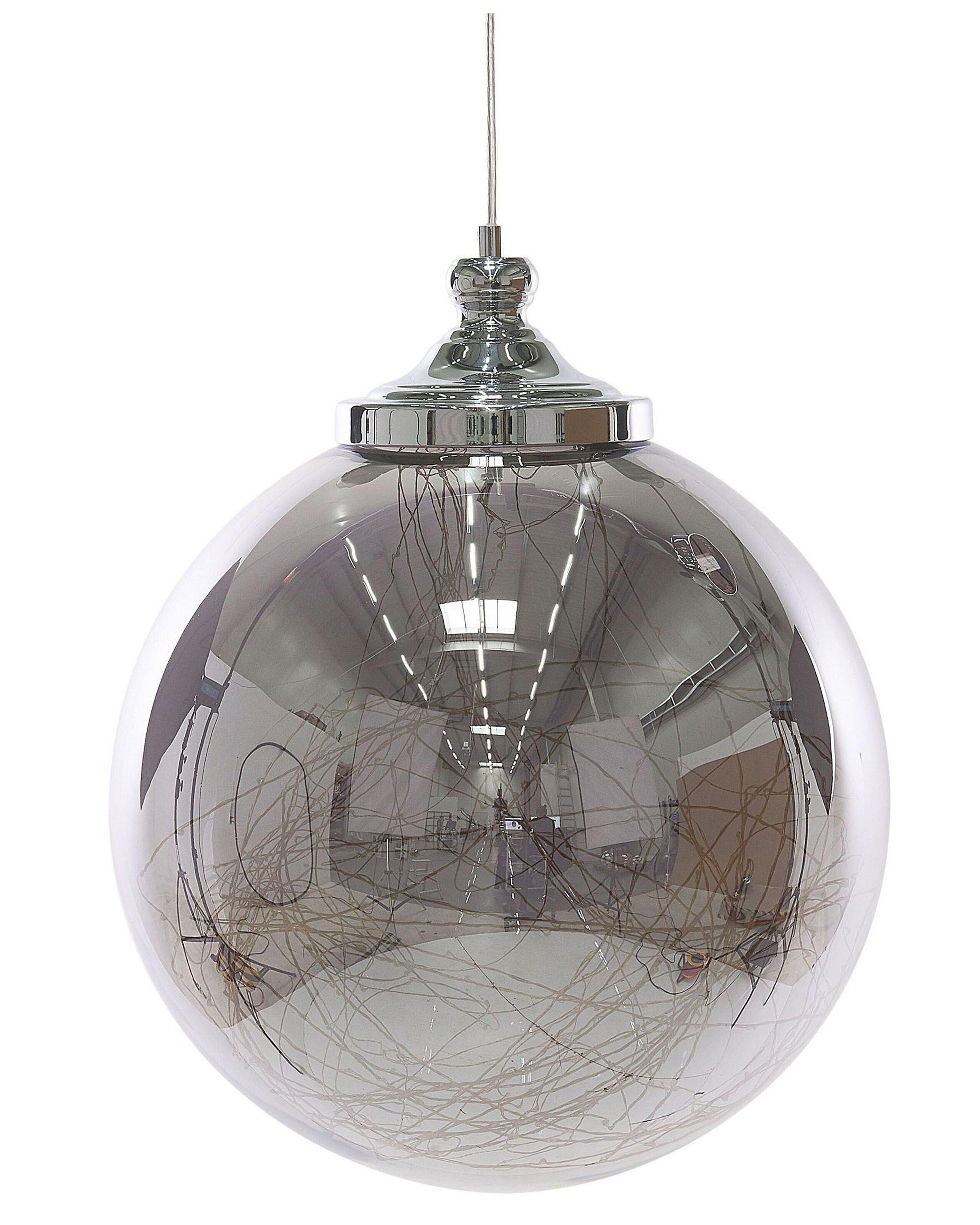 Beliani Lampe suspension en Verre Moderne BENI  