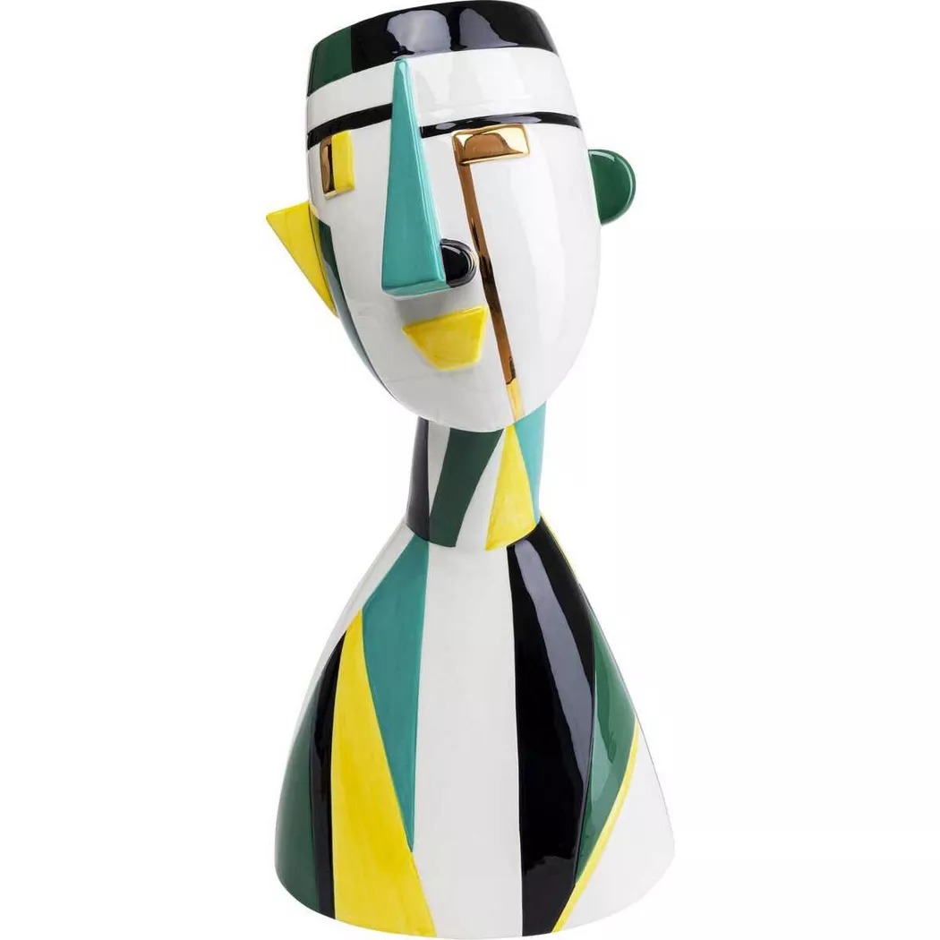 KARE Design - Vase décoratif Happy Face 43, One Size, Multicolor