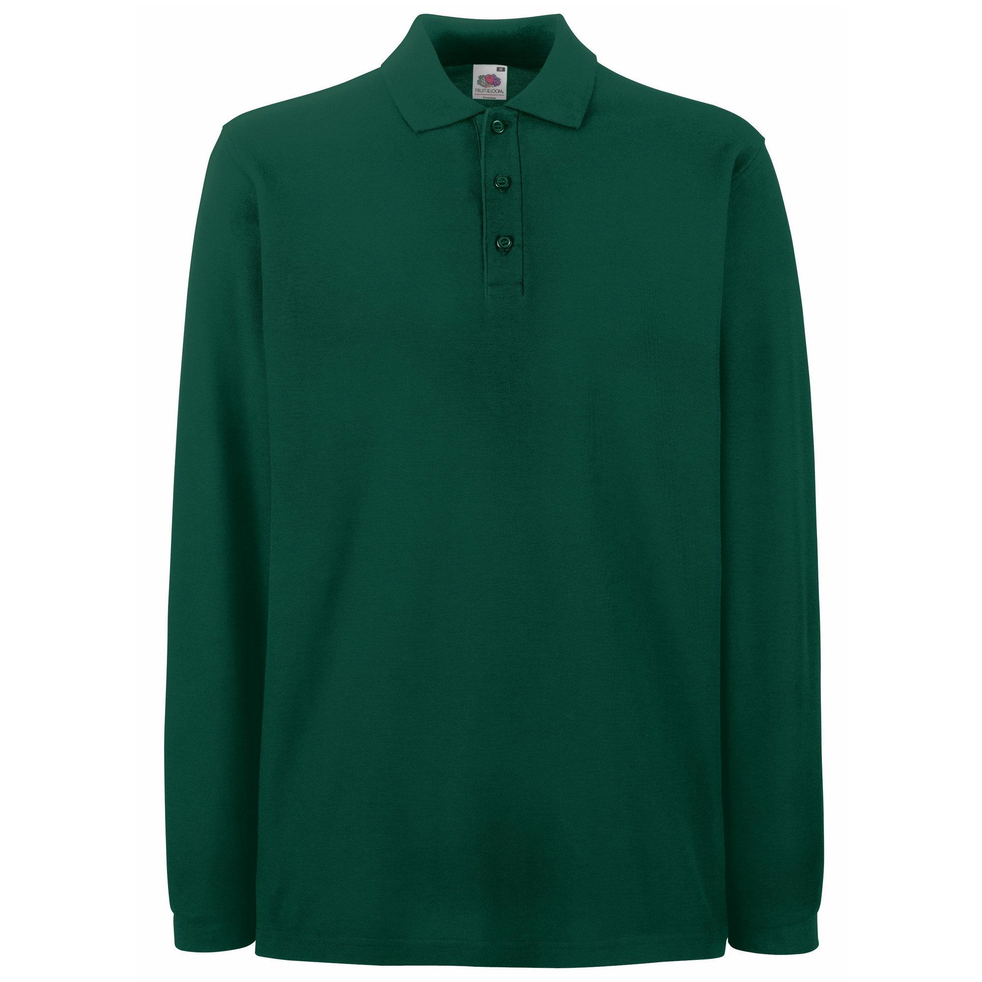 Fruit of the Loom  Premium PoloShirt, Langarm 