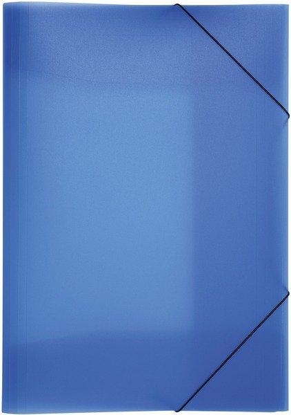 Image of PAGNA Gummizugmappe A3 21638-07 blau PP 3 Einschlagklappen PAGNA Gummizugmappe A3 21638-07 blau PP 3 Einschlagklappen