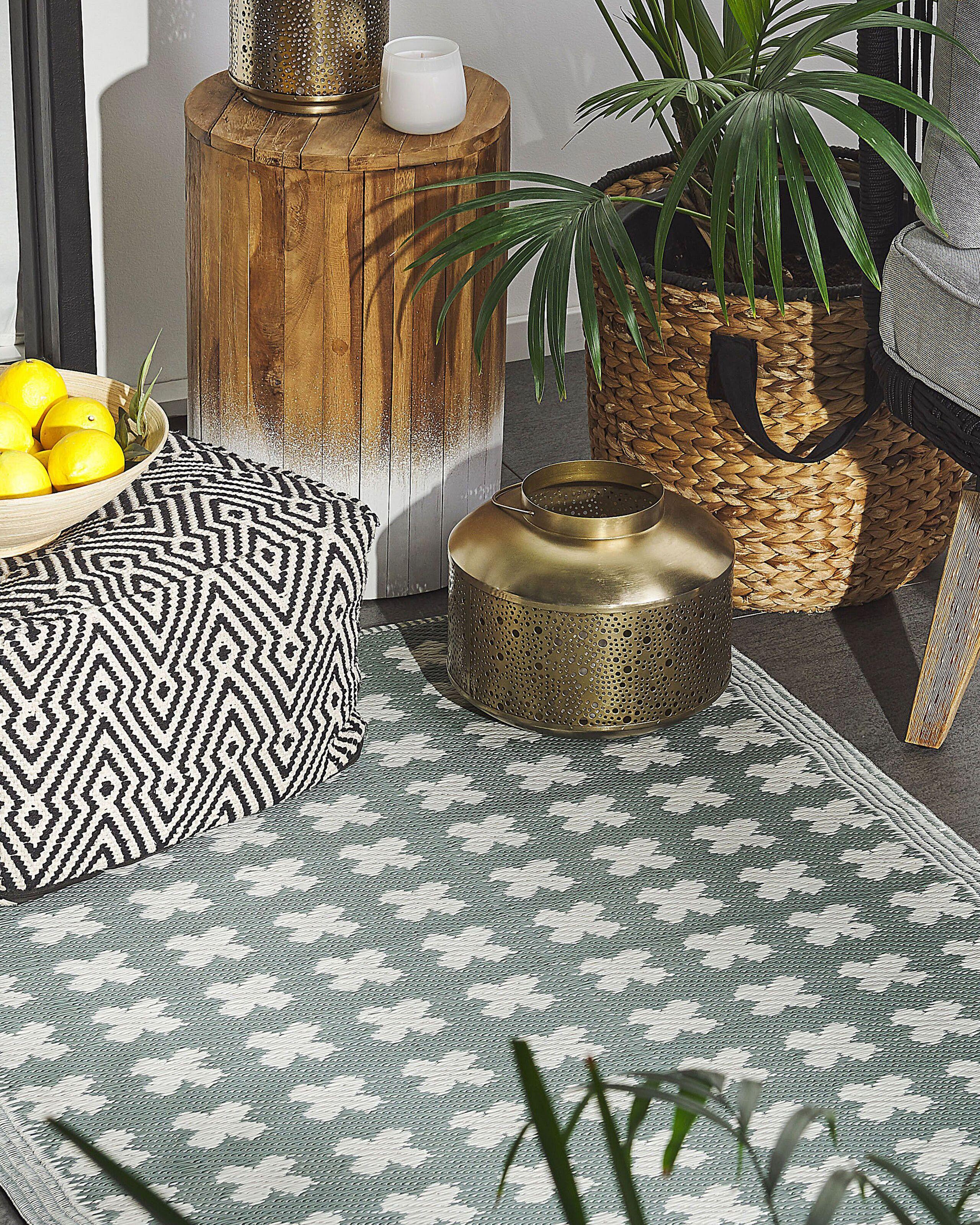 Beliani Tappeto per esterni en Polipropilene Moderno ROHTAK  