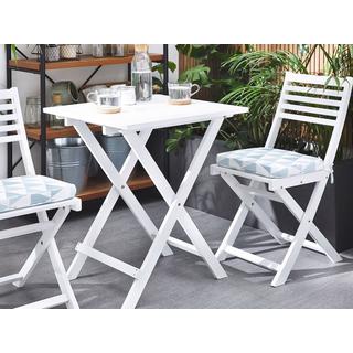 Beliani Bistro Set aus Akazienholz Klassisch FIJI  