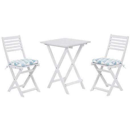 Beliani Bistro Set aus Akazienholz Klassisch FIJI  