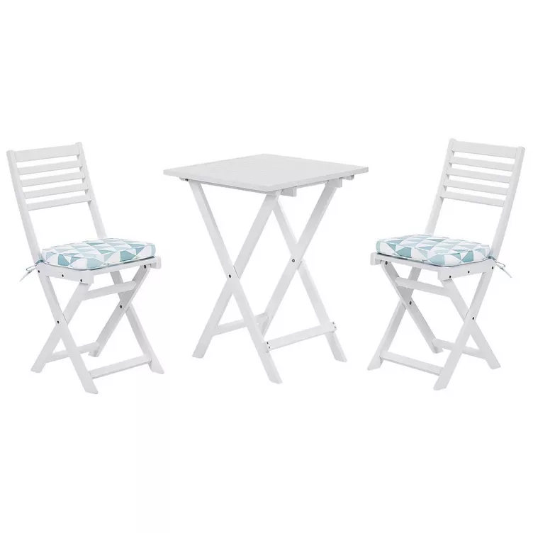 Beliani Bistro Set aus Akazienholz Klassisch FIJI online kaufen MANOR