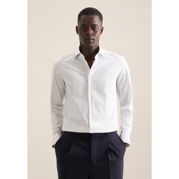 Chemise Business Shaped Fit Manche longue Carreaux