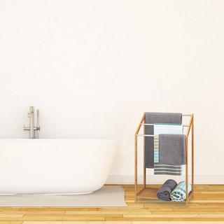 B2X Handtuchhalter Bambus 3 Stangen  